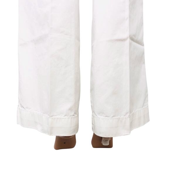 Gap Original White Khaki Original Boy Cut Wide Leg Distressed Trouser Style Pant - Picture 14 of 16